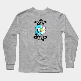 Skull With Flower Long Sleeve T-Shirt